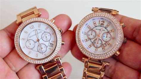 real michael kors watch vs fake|Michael Kors Watch look alike.